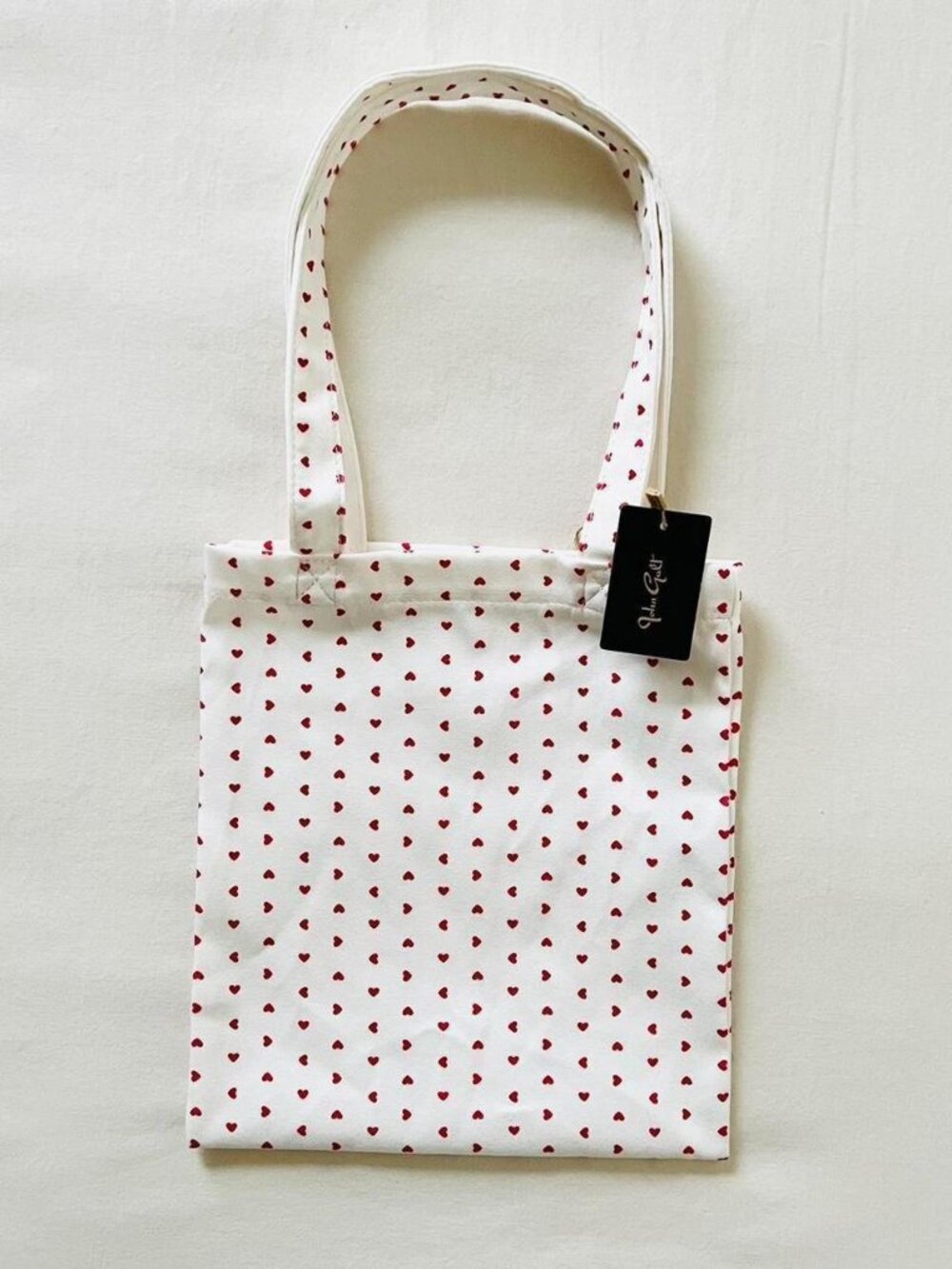 BNWT Brandy Melville-John Galt Red Heart Tote Bag 11 x 10